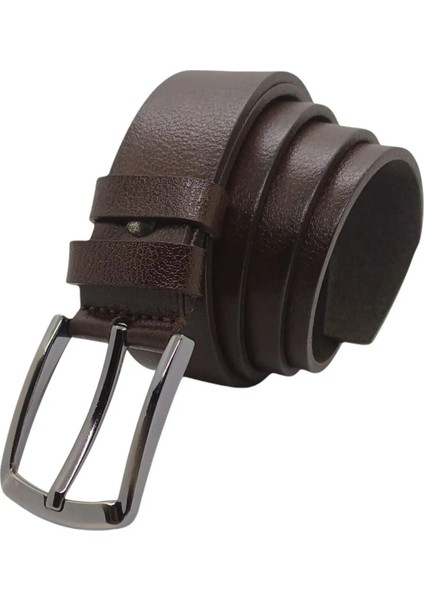 Erkek Kemer Hakiki Deri Kumaş ve Kanvas Pantolonlar Için Uygun 3.2cm indirimleri