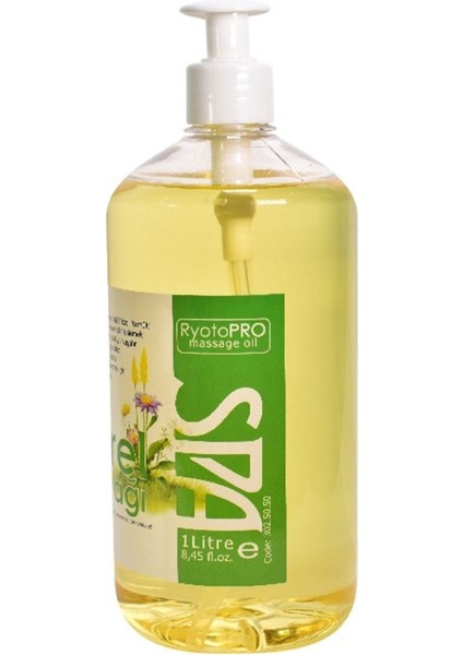 G5 Tropikal Aromaterapi Masaj Yağı %100 Doğal 1 Lt. / Ryotopro G5 Tropical Aromatherapy Massage Oil 100% Natural 1 Lt.