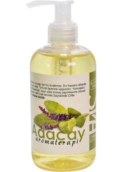 Adaçayı Aromaterapi Masaj Yağı %100 Doğal 250 Ml. / Ryotopro Sage Aromatherapy Massage Oil 100% Natural 250 Ml.