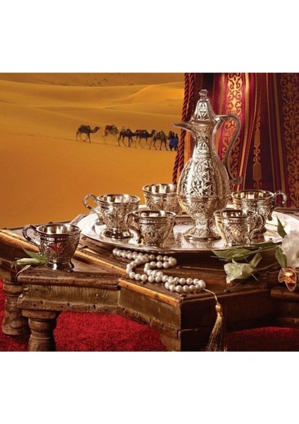 Sena-Ebruli Zemzem Takımı - 6lı Fincan