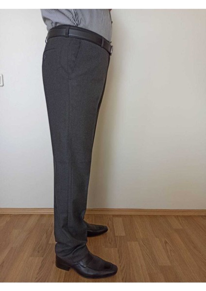 Erkek Füme Klasik Kesim Kumaş Pantolon modelleri