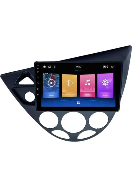 Ford Focus 1 Uyumlu 9 Inç 2gb Ram 32GB Hafıza QLED Ekran Multimedya Android Teyp