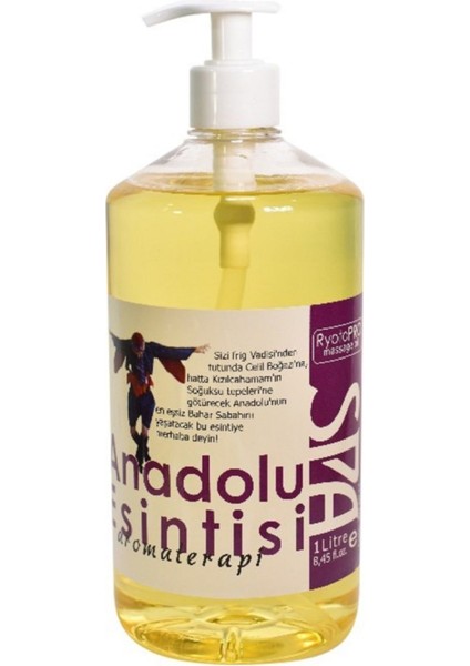 Anadolu Esintisi Aromaterapi Masaj Yağı %100 Doğal 1 Lt. / Ryotopro Anatolian Breeze Aromatherapy Massage Oil 100% Natural 1 Lt.