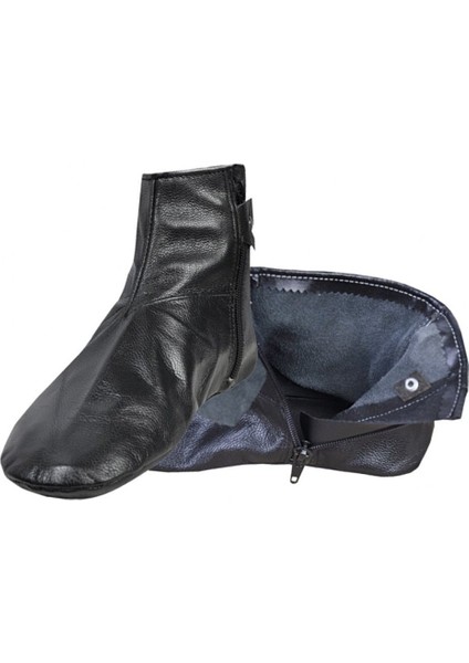 Kışlık Mest. Keçi Derisi. Astarsız Çıplak. 42 Numara. Hafif. Boğazı Fermuarlı. Çorap Mest.