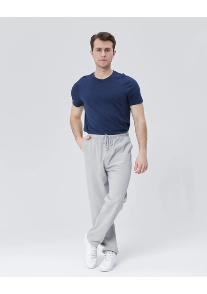 Erkek %100 Pamuk Beli Lastikli Relaxed Pantolon Pijama modelleri