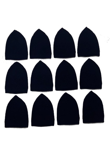 Lacivert Namaz Takkesi 12 Adet