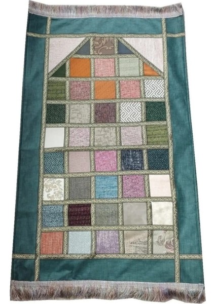 Kırkyama Patchwork Astarlı Kadife Çeyizlik Hediyelik Seccade Karışık 5 Adet fırsatları