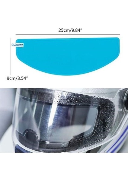 Buffer® Buğu Önleyici Motosiklet Kaskı Vizörü Su Geçirmez Dayanıklı Çizik Koruma Lens Filmi fırsatları