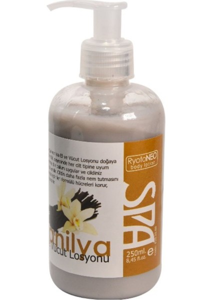 Vanilya El, Yüz ve Vücut Losyonu %100 Doğal 250 Ml. / Ryotoneo Vanilla Hand, Face And Body Lotion 100% Natural 250 Ml.