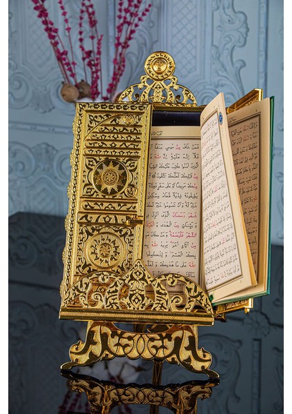 Kuran Mahfaza Gold Renk Ağır Kullanım Hediyelik