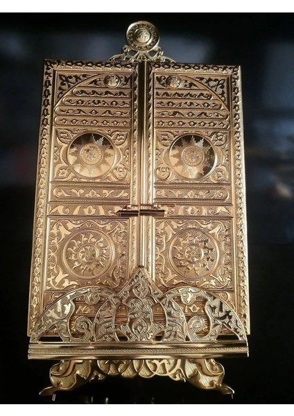 Kuran Mahfaza Gold Renk Ağır Kullanım Hediyelik modelleri