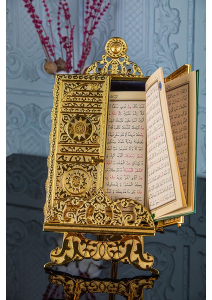 Kuran Mahfaza Gold Renk Ağır Kullanım Hediyelik fırsatları