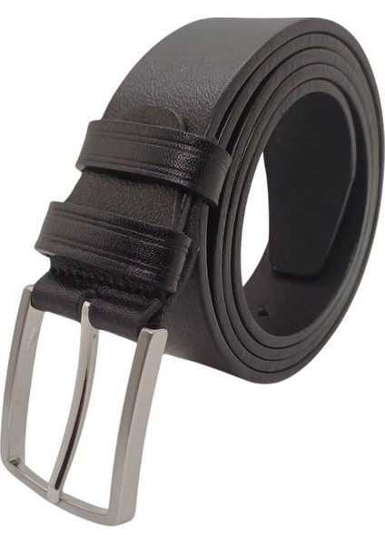 Erkek Kemer Hakiki Deri Kumaş ve Kanvas Pantolonlar Için Uygun 3.2cm