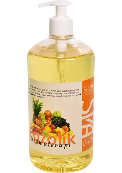 Egzotik Aromaterapi Masaj Yağı %100 Doğal 1 Lt. / Ryotopro Exotic Aromatherapy Massage Oil 100% Natural 1 Lt.