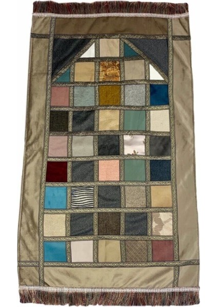 10 Adet El Yapımı Kırk Yama Seccade 70X110CM modelleri