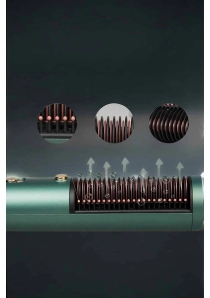 Üflemeli Fön Tarak Düzleştirici Seramik Kaplama Elektriklenme Karşıtı fırsatları