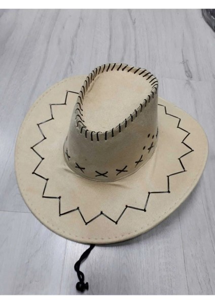 Süet Kovboy Şapka Foter Fotr