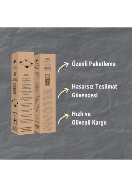 Çamaşır Yıkama Makinesi ve Çamaşır Kurutma Makinesi Kemerli Birleştirme Aparatı Montaj Kiti Gri - Inox Modeller ile Uyumlu