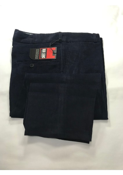 Erkek Kadife Pantolon Lacivert Pamuklu