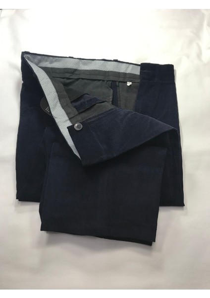 Erkek Kadife Pantolon Lacivert Pamuklu fırsatları