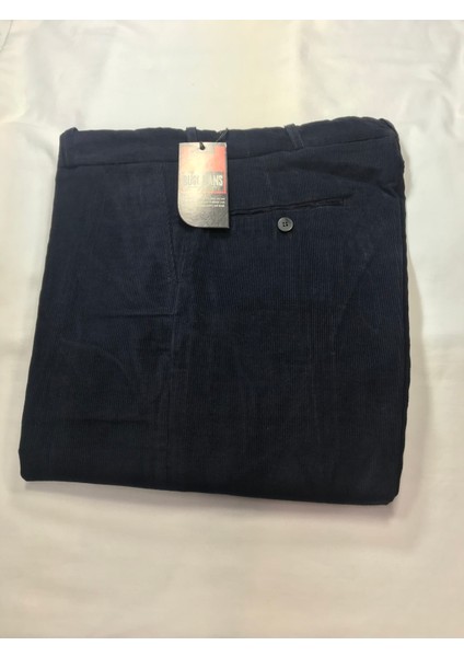 Erkek Kadife Pantolon Lacivert Pamuklu