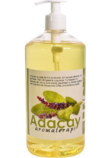 Ada Çayı Aromaterapi Masaj Yağı %100 Doğal 1 Lt. / Ryotopro Sage Aromatherapy Massage Oil 100% Natural 1 Lt. fiyatları