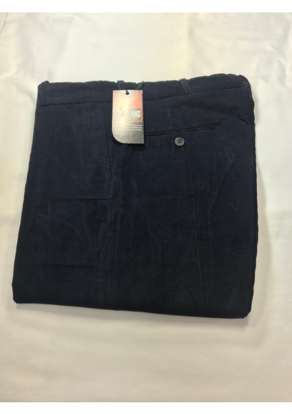 Erkek Kadife Pantolon Lacivert Pamuklu