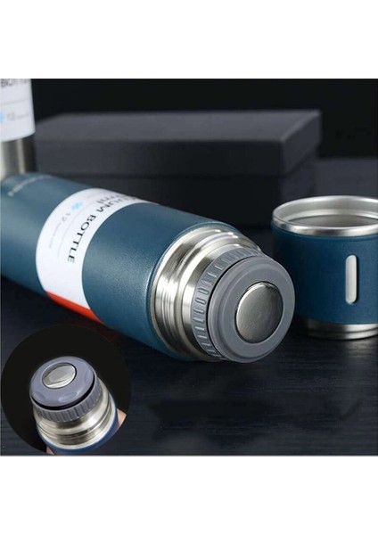 Sıcak Tutan Termos 500ML Premium A+ Kalite 3 Bardaklı Çelik Termos Seti Hediye Çantalı modelleri