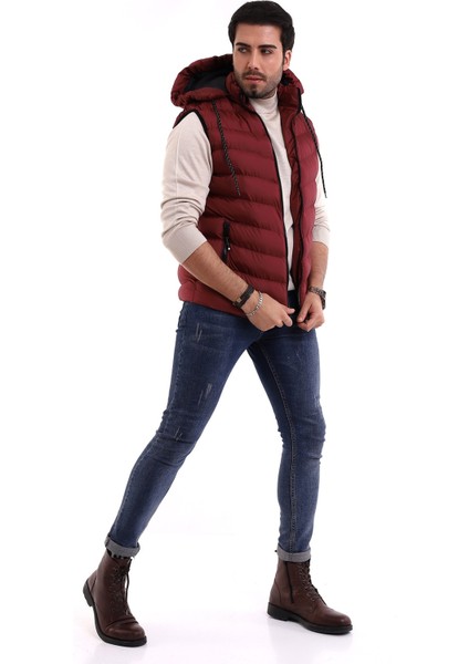 Erkek Jel Dolgu Çıkartılabilen Fermuarlı Kapüşonlu Şişme Yelek fırsatları