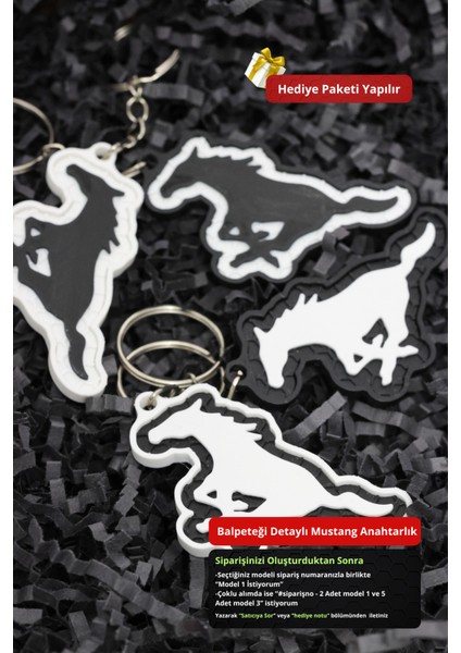 Ford Mustang Araba Anahtarlığı Model 1