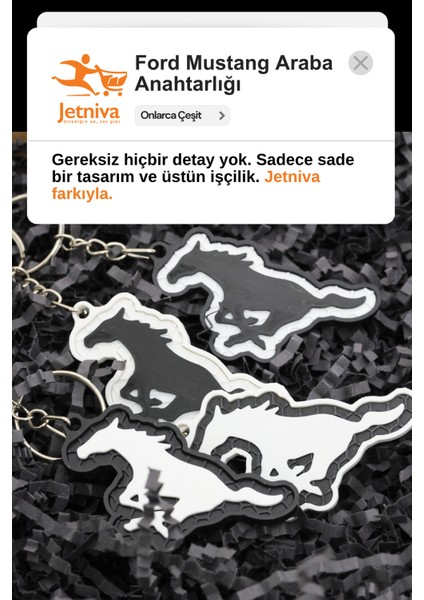 Ford Mustang Araba Anahtarlığı Model 1 modelleri