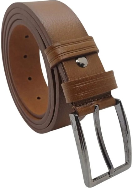 Erkek Kemer Hakiki Deri Kumaş ve Kanvas Pantolonlar Için Uygun 3.2cm