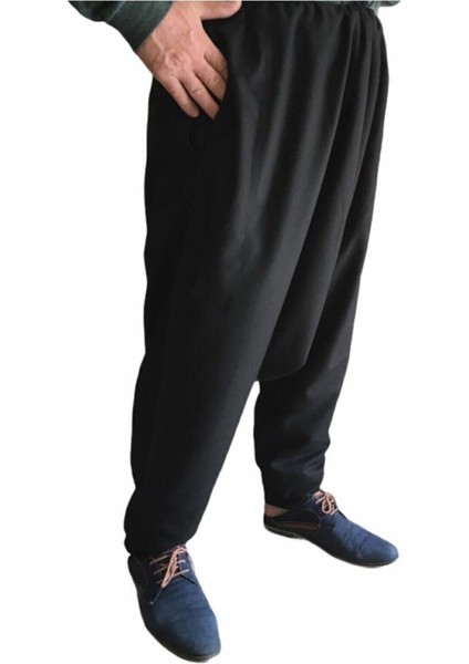 Dört Mevsim Giyilebilen Uçkurlu Orjinal Adana Baba Oğul Kombin Şalvarı