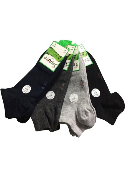 Erkek 12'li Dikissiz Bambu Patik Çorap Koku Yapmaz
