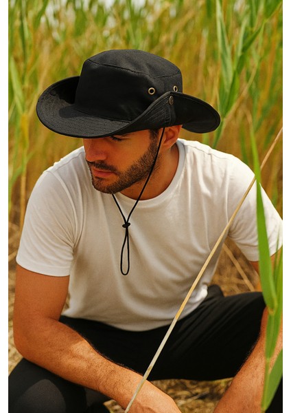 Suyitti % 100 Coton Yazlık Katlanabilir Safari Şapka Yeni Sezon