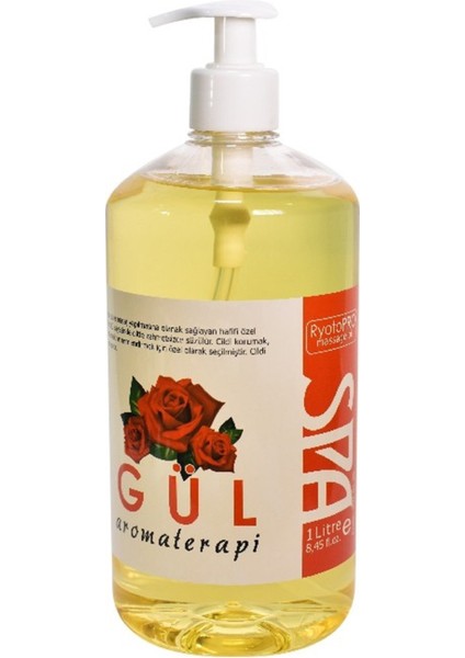 Gül Aromaterapi Masaj Yağı %100 Doğal 1 Lt. / Ryotopro Rose Aromatherapy Massage Oil 100% Natural 1 Lt.
