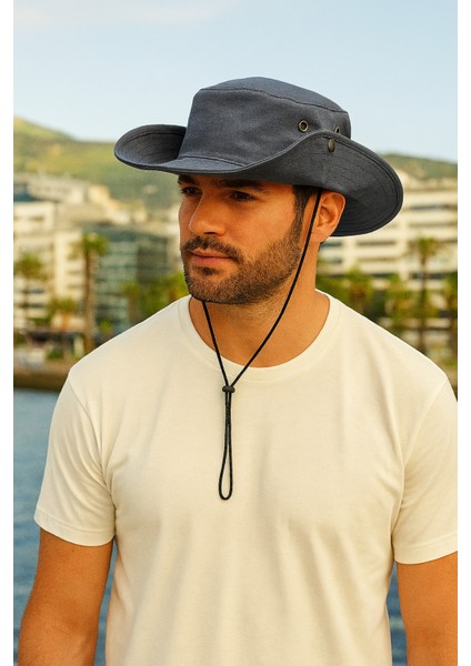 Yazlık Katlanabilir Safari Fötr Şapkası