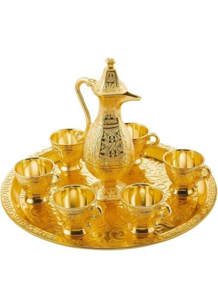 Zemzem Takımı - Zemzemlik - Ebruli - Altın Renk -