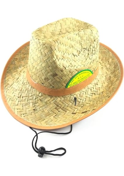 Hasır Fötr Şapka Doğal Şık Güneşten Korunma