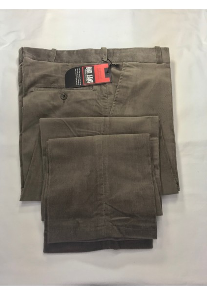 Erkek Kadife Pantolon Krem Renk Pamuklu indirimleri