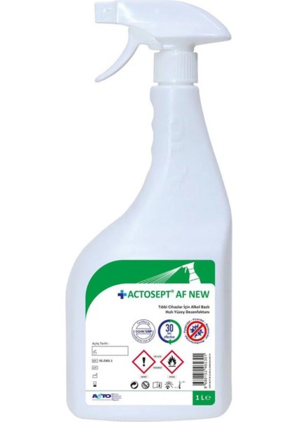 Actosept - Alet ve Yüzey Dezenfektanı Sprey 1lt