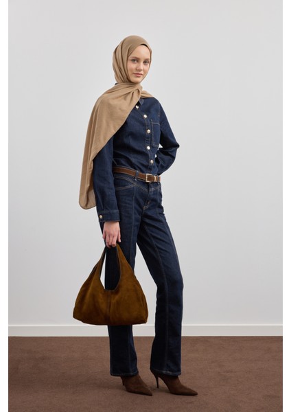 Organik Crash Şal Sütlü Kahve indirimleri