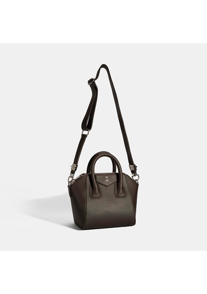 Kadın Koyu Kahve Omuz Askılı Mini El Çantası fiyatları