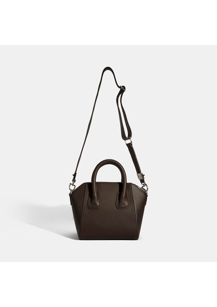Kadın Koyu Kahve Omuz Askılı Mini El Çantası modelleri