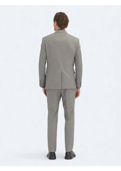 Açık Kahve Mikro Modern Fit Takım Elbise fırsatları