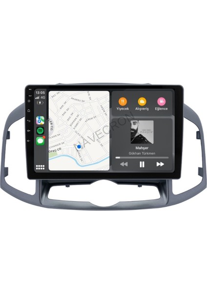 Chevrolet Captıva 2011-13 9"uyumlu Android Multimedia Gerçek 4/64 Kablosuz Carplay Geri Görüş Kameralı