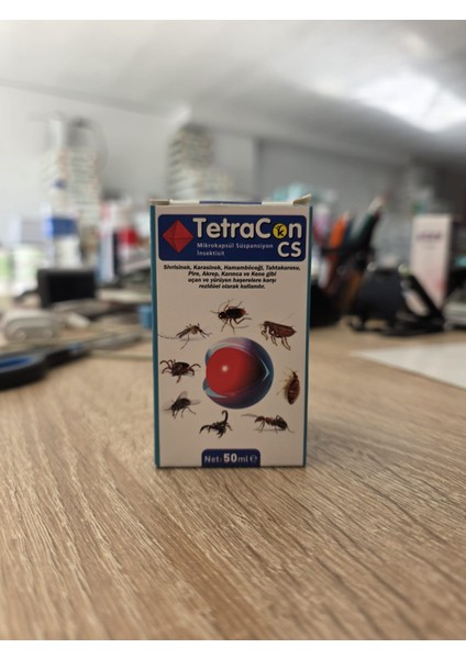 Tetracon CS 50 ml – Sinek, Hamamböceği, Tahtakurusu, Pire ve Karınca Haşere İlacı
