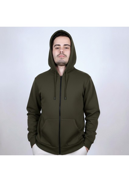 Kapüşonlu Sweatshirt Sade, Şık ve Konforlu, Tam Fermuarlı, Çift Cepli ! Her Tarza Uygun fiyatları