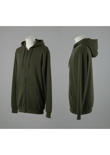 Kapüşonlu Sweatshirt Sade, Şık ve Konforlu, Tam Fermuarlı, Çift Cepli ! Her Tarza Uygun modelleri