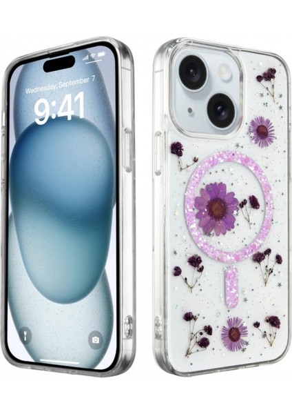 iPhone 14 Pro Kılıf Daisy Simli Magsafe Kapak fırsatları